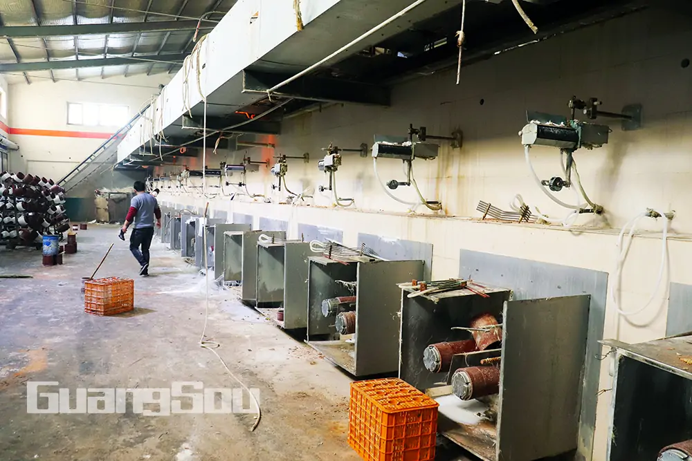 Fiberglass mesh yarn production equipment