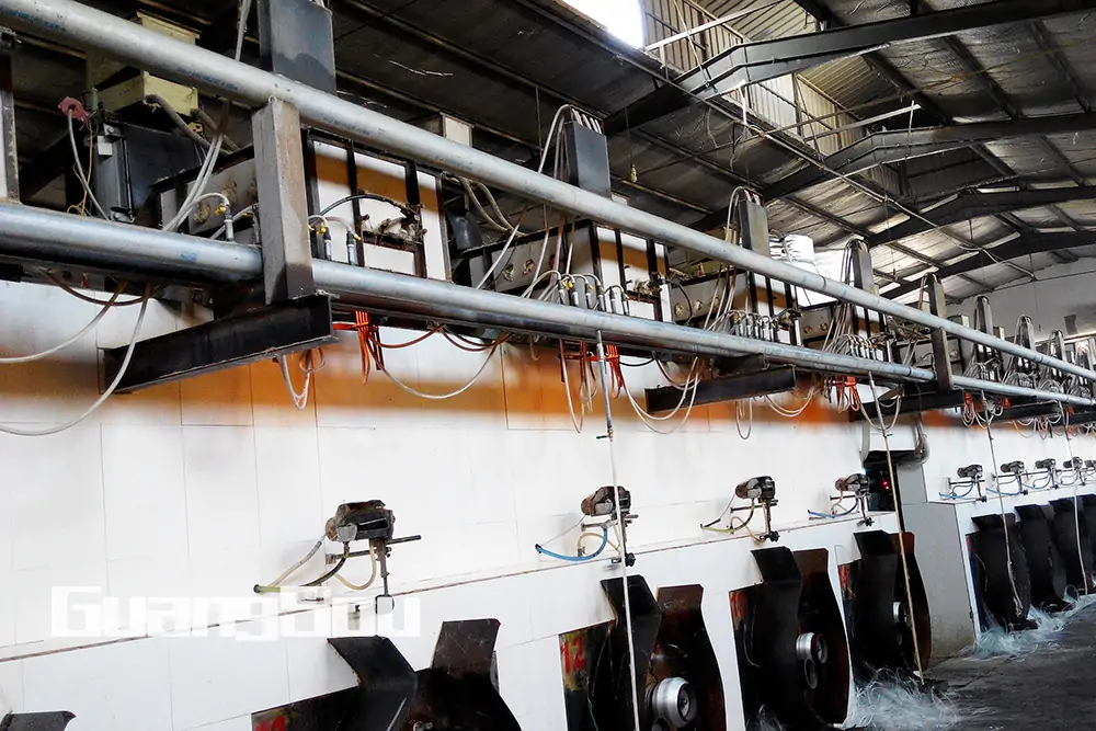 Fiberglass mesh yarn production equipment
