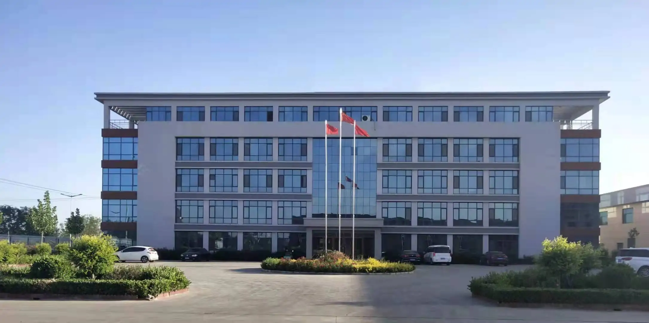 GuangSou fiberglass mesh manufacturing facility in Hebei, China